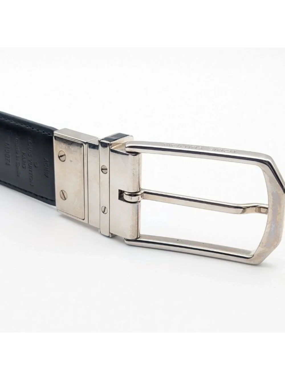 Louis Vuitton Ceinture Seattle Damier Graphite Black Belt